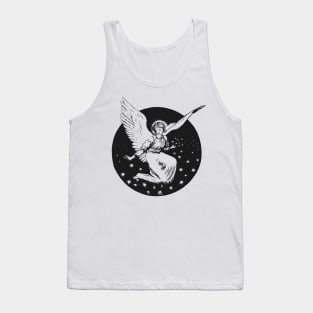 Victorian style Angel engraving Tank Top